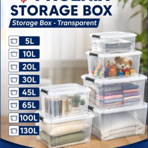 Declutter Your Space with Phoenix Transparent Storage Boxes!